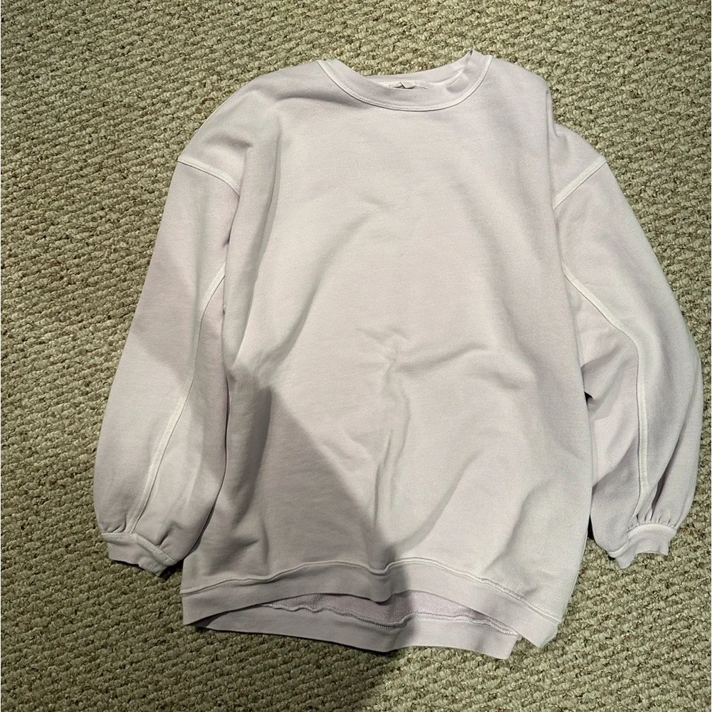 Aerie Lavender Sweatshirt - Picture 2 of 3